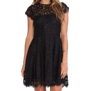 Bb Dakota Rylin Lace Floral Dress